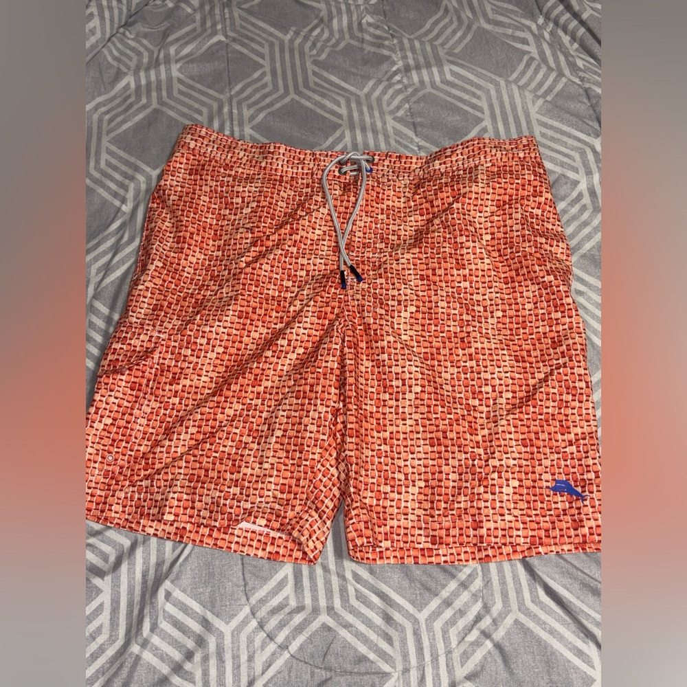 Tommy bahama Red Board Shorts with Adjustable Waistband